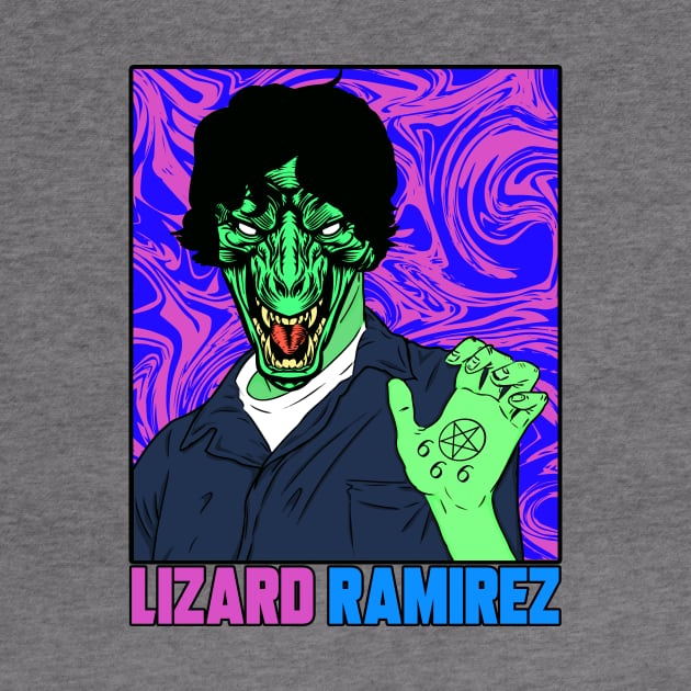 LIZARD RAMIREZ by theanomalius_merch